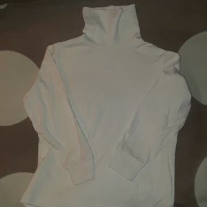 Girls White Turtleneck